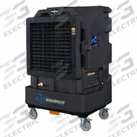 KWIKOOL Portable Evaporative Cooler: 3,150 sq ft – 3,229 sq ft, 5-15P, 110V AC, 10,594 cfm Airflow (MPN KB105L1). Key specifications — attr1152013: Variable; attr1151993: KWIKOOL.