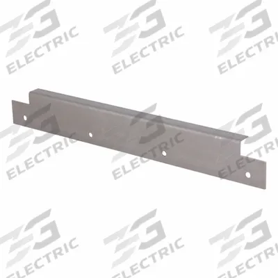 BUYERS PRODUCTS Splash Guards: Steel, 23 3/4 in Overall Wd, 3 in Overall Ht, Mud Flap Clamp - Fleet and Vehicle Maintenance