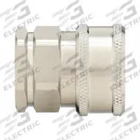 SNAP-TITE Hydraulic Quick Connect Hose Coupling: 1/4 in, 316 Stainless Steel, 1/4"-18 Thread Size (MPN SPHC4-4FV). Key specifications — Thread Size: 1/4"-18; Seal Material: Fluorocarbon; Brand: SNAP-TITE.