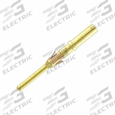 SOURIAU Crimp Contact: Machined, #16, Male, 30 to 28 AWG, Max 1.00 mm2 Insulator - Trim Trio Circular Connector Contacts
