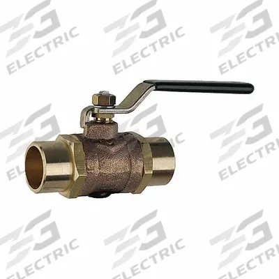 MILWAUKEE VALVE Butterfly Disc Valve: 3/4 in Pipe Size, Solder, 175 psi Max. Pressure (CWP) - Bronze Fire-Protection Butterfly Valves