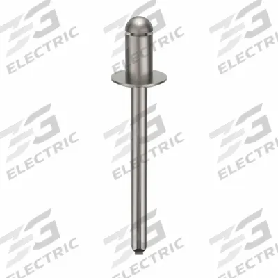 POP AVDEL Blind Rivet,1 3/5" L,0.186" dia,PK250: Inch, 1 19/32 in Overall Lg, 19/64 in Body Lg - Domed-Head Blind Rivets