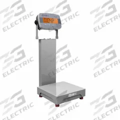 B-TEK Industrial Bench Scale: 18 in x 18 in, IP54, Column-Mounted, DuraShield, Carbon Steel (MPN NB-BC-1882-100-SP-COMPLETE). Key specifications — Connection Ports: RS-232; Readability: 0.01 kg/10 g/0.02 lb/0.32 oz; Brand: B-TEK; Weighing Surface Material: Carbon Steel.