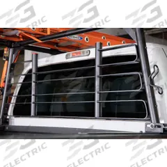 WEATHER GUARD Truck Rack Cab Protector: Steel, Mfr. No. 1275-52-02, Black, Truck Rack Cab Protector (MPN 1059-52-01). Key specifications — For Use With: Mfr. No. 1275-52-02; Color: Black; Product Type: Truck Rack Cab Protector; Material: Steel; Brand: WEATHER GUARD.