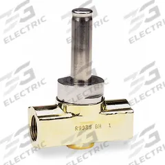 DAYTON Solenoid Valve Body: 2-Way, Normally Closed, 3/8 in Pipe Size, Brass Body, NBR Seal (MPN 008613). Key specifications — Pipe Size: 3/8 in; Brand: DAYTON; Operating Environment: Indoor.