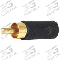 MONOPRICE Audio Adapter: (1) RCA Male x (1) 3.5 mm Stereo Female Adapter, Black (MPN 7241). Key specifications — Product Type: Audio Adapter; Manufacturer Part Number: 7241; Brand: MONOPRICE; End 1 Connection Type: RCA Male; End 2 Connection Type: 3.5 mm Stereo Female.