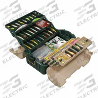 PLANO MOLDING Tool Box: 20 in W 10 3/4 in D 11 1/4 in H, Plastic, Beige/Green (MPN 861600). Key specifications — attr1116905: Green; attr1116946: PLANO MOLDING.