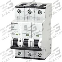 SIEMENS IEC Supplementary Protector: 30 A Amps, 72V DC, 10kA at 400V AC, Screw Clamp, 5SY4, 400V AC (MPN 5SY43307). Key specifications — Terminal Connection: Screw Clamp; Series: 5SY4; AC Voltage Rating: 400V AC; DC Voltage Rating: 72V DC; Max. AIR Rating: 10kA at 400V AC; Brand: SIEMENS.