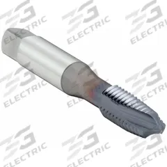 OSG Spiral Point Tap: 1/2"-13 UNC, H5 / 2B-3B, 3 Flute, Plug Chamfer, V Coated Powdered Metal (MPN 1701608)