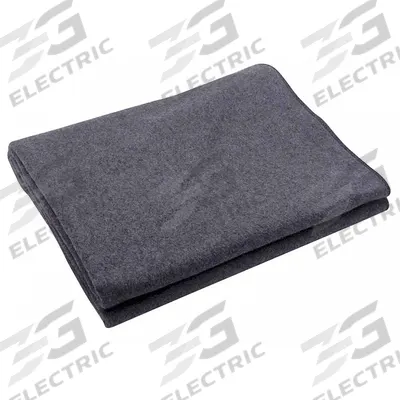 MEDSOURCE Blanket: Polyester/Wool, Gray, 66 in Wd - Wool Reusable Blankets