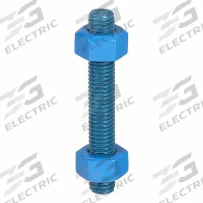 USA FASTENER Fully Threaded Stud: 1/2"-13 Thread Size, Steel, Grade B7, PTFE Coated - PTFE-Coated Fully-Threaded Rods & Studs