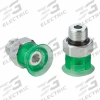 SCHMALZ Vacuum Pad Assembly: G1/8 in, 23.3 mm Pad Dia, Elastodur ED, Green, 17 mm Pad Ht, 65 A, SPF (MPN 10.01.01.13240). Key specifications — attr1019194: 10.01.01.13240; attr1019196: SCHMALZ; attr1019197: 65 A.