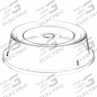 CARLISLE Plate Cover: 9 3/8 in Dia, Clear, Polycarbonate, Clear (MPN 190007). Key specifications — Brand: CARLISLE; NSF Certified: No.