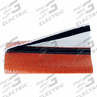 AEROQUIP Aerostyle Pyrojacket: Silicone Rubber, 1/2 in Dia, 25 ft Lg - Heat & Flame Resistant Hose Sleeves