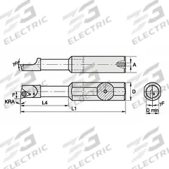 WIDIA Indexable Boring Bar: FCBI312625155R (MPN 2829704). Key specifications — attr257292: FCBI312625155R.