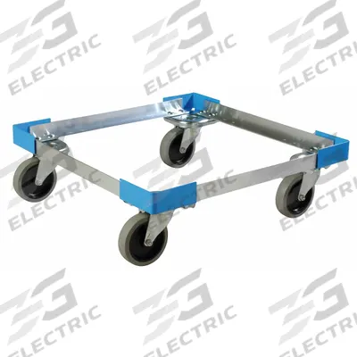 CARLISLE Rack Dolly: 300 lb Max Load Capacity, 20 5/8 in Overall Lg, 20 5/8 in Overall Wd - Rack Dollies