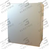 HAMMOND Electrical Enclosure: Stainless Steel, 12 in x 10 in x 6 in, NEMA 12/13/3R/4/4X, w/Panel (MPN 1414N4PHS16K6). Key specifications — Brand: HAMMOND; Closure Method: Clamps; Enclosure Material: Stainless Steel; Includes Inner Panel: with Inner Panel Included.
