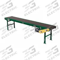 ASHLAND CONVEYOR Belt Conveyor: 30 in Belt Wd, 415 lb Max Load Capacity, 110V AC, 60 fpm Speed, PVC (MPN SB400 30B11RE1/2A3I6-60V115M25). Key specifications — Voltage: 110V AC; Adjustable Speed: Yes; Manufacturer Part Number: SB400 30B11RE1/2A3I6-60V115M25; Brand: ASHLAND CONVEYOR.