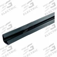 LORIENT Smoke and Draft Seal: Batwing, Self-Adhesive Mounting, Std, Flex Elastomer/Rigid PVC (MPN BW300C-36). Key specifications — Color: Charcoal; Mounting Style: Self-Adhesive; Seal Shape: Batwing; Brand: LORIENT; Material: Flexible Elastomer/Rigid PVC; Adhesive Bond: Standard.