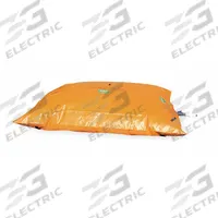 FSI Bladder Tank: 3 in x 7 ft x 10 1/2 ft, 1 1/2 in Thread Size, NPT, 600 gal Capacity, PVC (MPN F-HD600BT). Key specifications — Color: Orange; Includes: Fill/Drain Fitting Adaptor; Brand: FSI; For Use With: Decon Shower; Material: PVC; Accessory Type: Bladder.