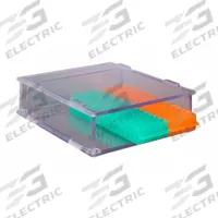 Lab Storage System: 10 1/4 in Overall Wd, 3 in Overall Ht, 8 7/8 in Overall Lg, PETG, Clear (MPN BTSYSMICRO). Key specifications — Material: PETG; Mounting Location: Benchtop; Color: Clear; Product Type: Micro Rack; Total Holding Capacity: Misc Lab Supplies; Brand: POLTEX.