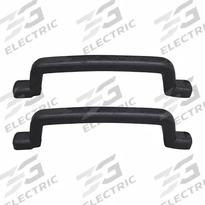 BUYERS PRODUCTS Grab Handle: Steel, Black, Poly Coated - Truck Hand Rails