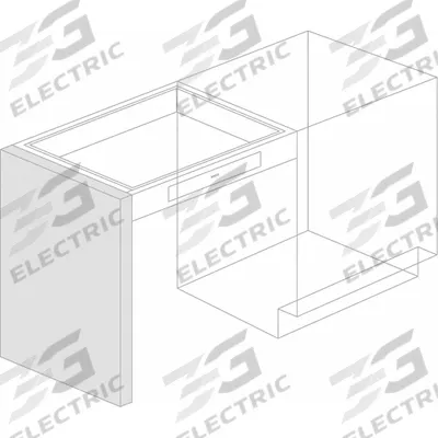 INSTOCK Panel End Support: 35 1/8 in Overall Ht, 22 in Overall Dp, 2 in Overall Wd - Cabinet Panels