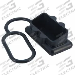 FUSION Battery Protective Cap: Black, Plug-In, PVC, 300 A Max Current (MPN 126403). Key specifications — Color: Black; Connection Type: Plug-In; Insulation Material: PVC; Brand: FUSION.