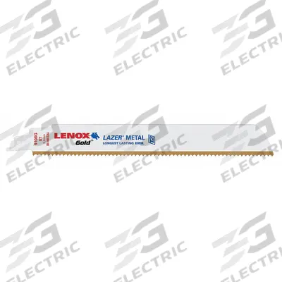 LENOX Reciprocating Saw Blade: 10 Teeth per Inch, 9 in Blade Lg, 0.04 in Blade Thick - Thick-Metal-Cutting Blades