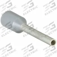 PANDUIT Wire Ferrule: 26 AWG Max Wire Size, Holds 1 Wire, Gray, Polypropylene, 0.04 in Ferrule Dia (MPN FSD72-8-D). Key specifications — Brand: PANDUIT.