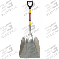 WESTWARD Grain Scoop: Aluminum, #12 Blade Size, 13 1/2 in Blade Wd, 18 1/2 in Blade Lg, 14 ga Gauge (MPN 3YU77). Key specifications — attr979006: Aluminum; attr979016: Scoop Shovel; attr987921: #12; attr979009: WESTWARD; attr979010: Yellow.