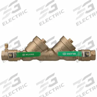 ZURN WILKINS Backflow Preventer: 950XLT2, 1 1/2 in Pipe Size, FNPT x FNPT, 20.31 in Overall Lg - Zurn Double Check Backflow Preventers