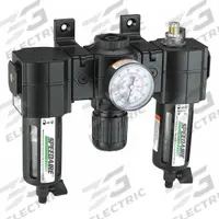 SPEEDAIRE Filter/Regulator/Lubricator: 1/2 in NPT, 60 cfm, 150 psi Max Op Pressure, 5 micron, Mist (MPN 7D721). Key specifications — attr109524: SPEEDAIRE.