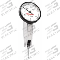 STARRETT Horizontal Dial Test Indicator: 0 in to 0.03 in, Horizontal, Inch, 0.0005 in (MPN 3809A). Key specifications — attr1184166: 3/8 in Dovetail Clamp; 5/32 in Dovetail Clamp; attr1200917: Horizontal Dial Test Indicator; attr1184127: 3809A; attr1184167: STARRETT; attr1184108: 0.0005 in.