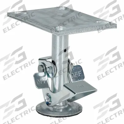 APPROVED VENDOR Floor Lock: For 6 in Wheel Dia, 7 in Floor Lock Retracted Ht - General Purpose Floor Locks