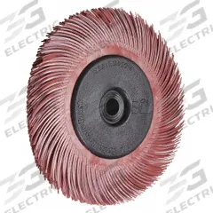 SCOTCH-BRITE Radial Bristle Brush: Type C, 7 5/8 in Dia x 1 in Wd, 1 1/4 in Arbor, Ceramic, 2 PK (MPN 61500189479). Key specifications — Brand: SCOTCH-BRITE.