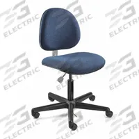 ESD Task Chair: Fabric, Armless, Ht Range 17 in to 22 in, 18 in Seat Wd, 18 in Seat Dp, 5 Casters (MPN V800SHC). Key specifications — Base Material: Nylon; Brand: BEVCO; Product Type: ESD Task Chair; ESD-Safe: ESD-Safe.