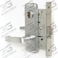 BEST Door Lockset: Storeroom Lever Locksets, Chrome, ADA Compliant, Interchangeable Core (MPN 45H7D15J626). Key specifications — Ligature Resistance: Not Ligature-Resistant; Brand: BEST; Lockset Function ANSI Code: F07; Visual Indicator Message: No Message; Lockset Style: 40H Escutcheon; ADA Compliant: Yes; Finish: Satin Chromium-Plated : Stainless Steel.