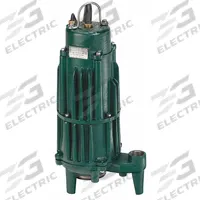 ZOELLER Grinder Pump: Vertical, Single Phase, 2 hp, 230V AC, 45 gpm @ 10' of Head, 1 1/4 in FNPT (MPN 840-0004). Key specifications — Rated Voltage: 230V AC; Discharge Orientation: Vertical; Hazardous Location Class: Not Rated; Volute Material: Cast Iron; Brand: ZOELLER; Switch: Not Included.