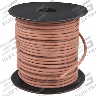 GROTE Primary Automotive Wire: GPT, 100 ft, 1 Conductor, 10 AWG, Brown, 60 V Volt - PVC-Insulated General Purpose Primary Wires