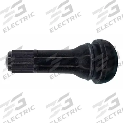 TRU-FLATE Snap-In Valve: Tire Valve, Snap-In, 180° Valve Stem Angle, Straight - Tire Valve Stems