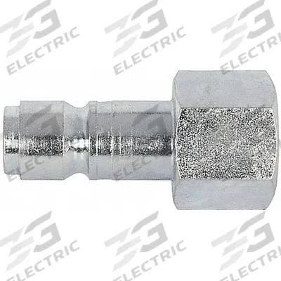 APPROVED VENDOR Quick Coupler Plug: 1/2 in Body Size, 1/2 in Hose Fitting Size, FNPT - Tru-Flate Automotive Steel Quick-Connect Air Coupling Plugs