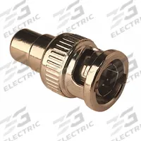 VITEK Audio/Video Adapter: (1) RCA Female x (1) BNC Female Adapter, Max. 1,000 MHz, Silver, 10 PK (MPN VT-RCA-BNC10). Key specifications — Product Type: Audio/Video Adapter; Manufacturer Part Number: VT-RCA-BNC10; Color: Silver; Brand: VITEK; End 1 Connection Type: RCA Female; End 2 Connection Type: BNC Female.
