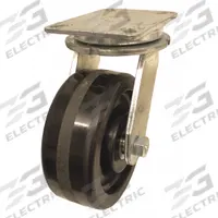 APPROVED VENDOR Plate Caster: Swivel, No Brake, Phenolic, 6 in Wheel Dia, 3 in Wheel Wd, Slot (MPN P29S-PH060R-18). Key specifications — Wheel Bearing Type: Roller; Wheel/Tread Color: Black; Brand: APPROVED VENDOR; Caster Type: Swivel.