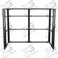 VERSADESK Cubicle Kit: 66 in Overall Ht, 41 1/2 in Overall Wd, 6 Panels, Clear, WorkNest® (MPN WNCC-7248-B). Key specifications — Panel Color: Clear; Brand: VERSADESK; Window Style: Clear.