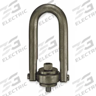 ADB HOIST RINGS Hoist Ring: Pivot/Swivel, Black Oxide-Coated Steel, 1/2"-13 - Pivot & Rotate Hoist Rings