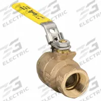 APOLLO Manual Two-Way Ball Valve: 1 in, Bronze, Straight, FNPT x FNPT, 600 psi Max. Pressure (CWP) (MPN 77C10527A). Key specifications — Brand: APOLLO; Handle: Locking Lever.