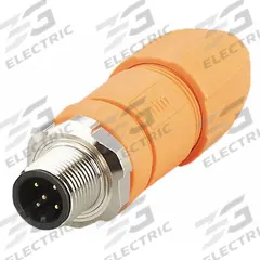 IFM M12 Circular Connector: A Coded, 5 Pin, M12 Male Thread, IP65/IP67/IP68/IP69K, Screw Terminals (MPN EVC816). Key specifications — Connector Body Type: Pin; Coding: A; Brand: IFM; Voltage Rating: 60V DC; Thread Size: M12; Mounting Type: Front Mounting; Mounting Style: Male Thread; IP Rating: IP65.
