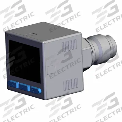 SMC High Precision Pressure Switch: 1/4 in Port Size, 2 NPN/PNP Outputs Open Collector - High Precision Vacuum Pressure Switches