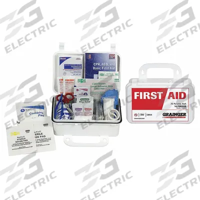 FIRST AID ONLY First Aid Kit and Housing: 72 Components, ANSI/ISEA Z308.1-2015, Type III - General Purpose ANSI First Aid Kits
